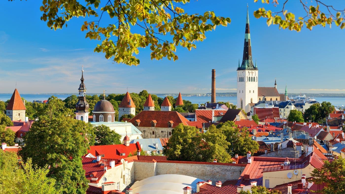 Tallinn, Estonia Skyline