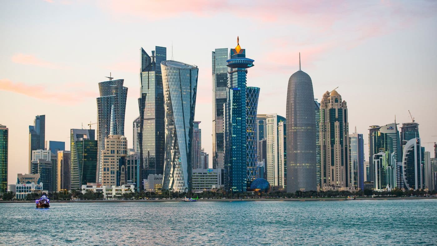 City Skyline and buildings - Doha , Qatar