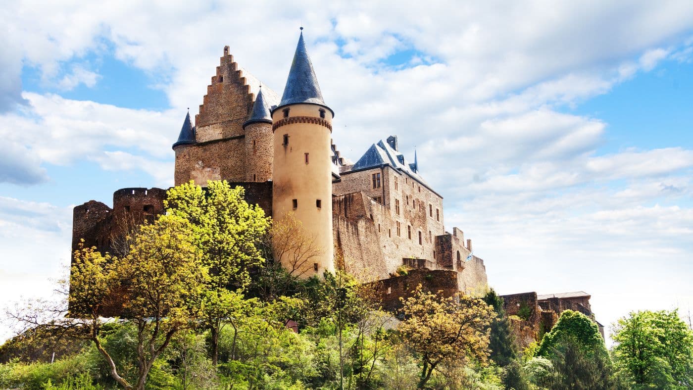Vianden Castle Fortifications, Luxembourg