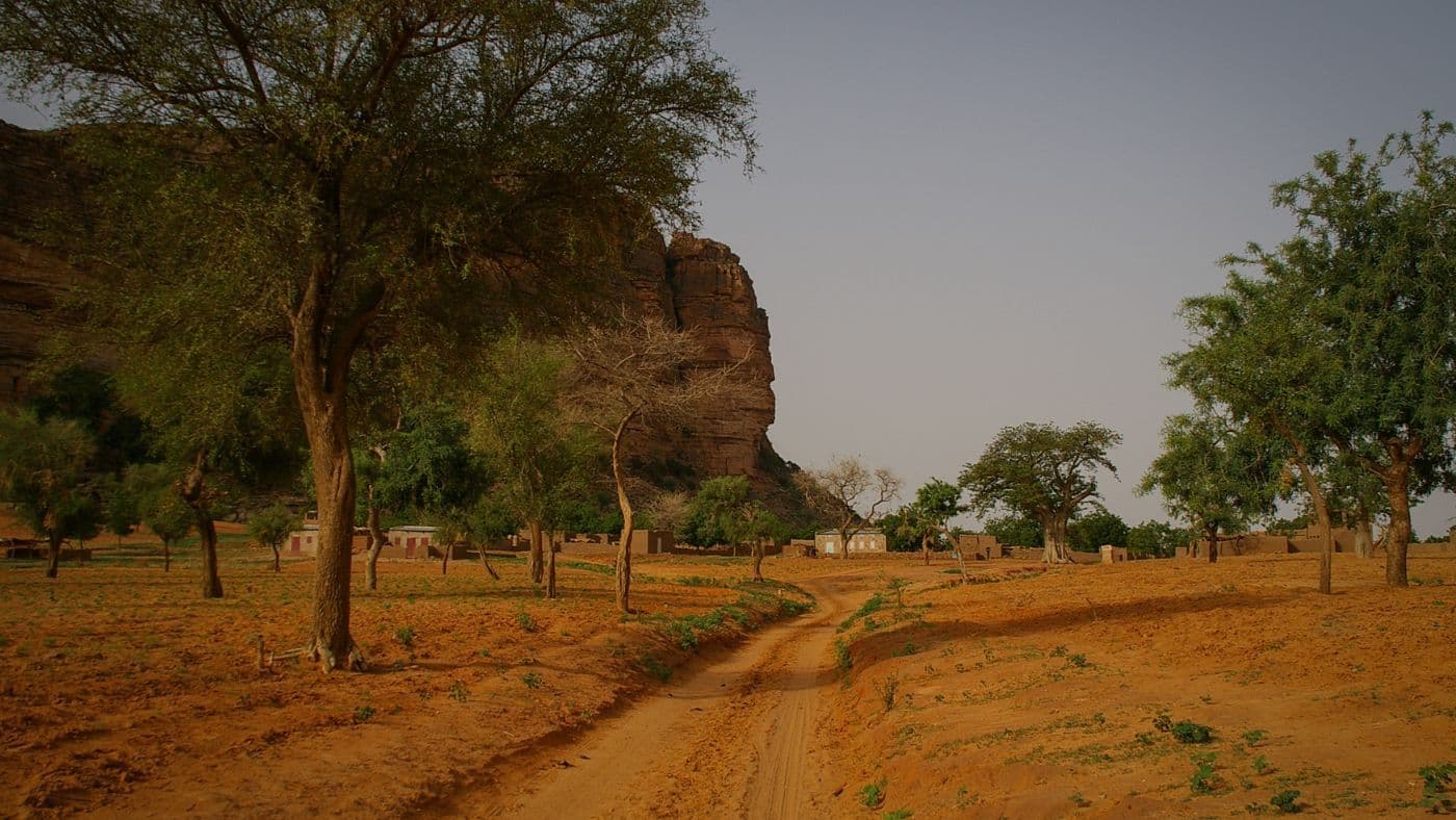 Trekking road in Dogon Country, Bandiagara, Mali