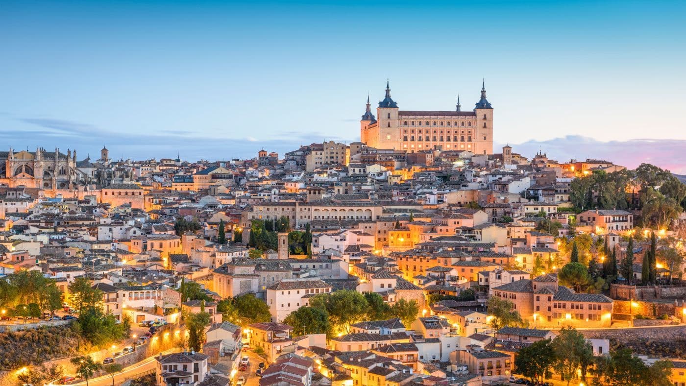 Toledo, Spain Town Skyline